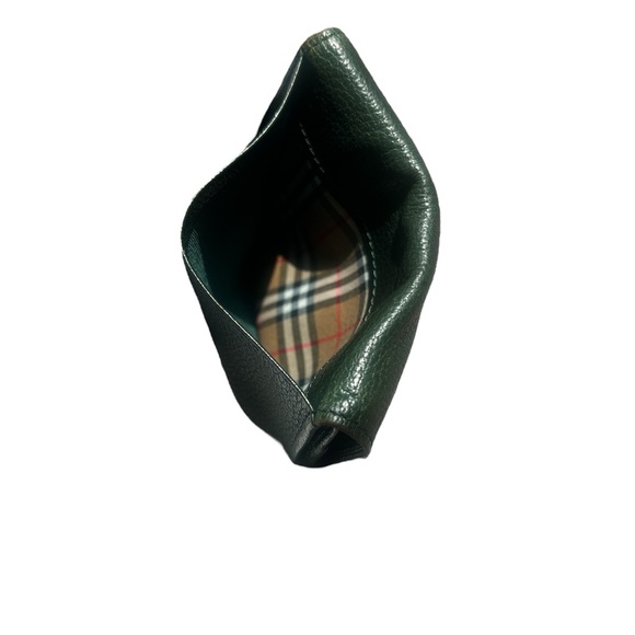 BURBERRY GREEN CARD CASE 🔥 - Picture 7 of 8